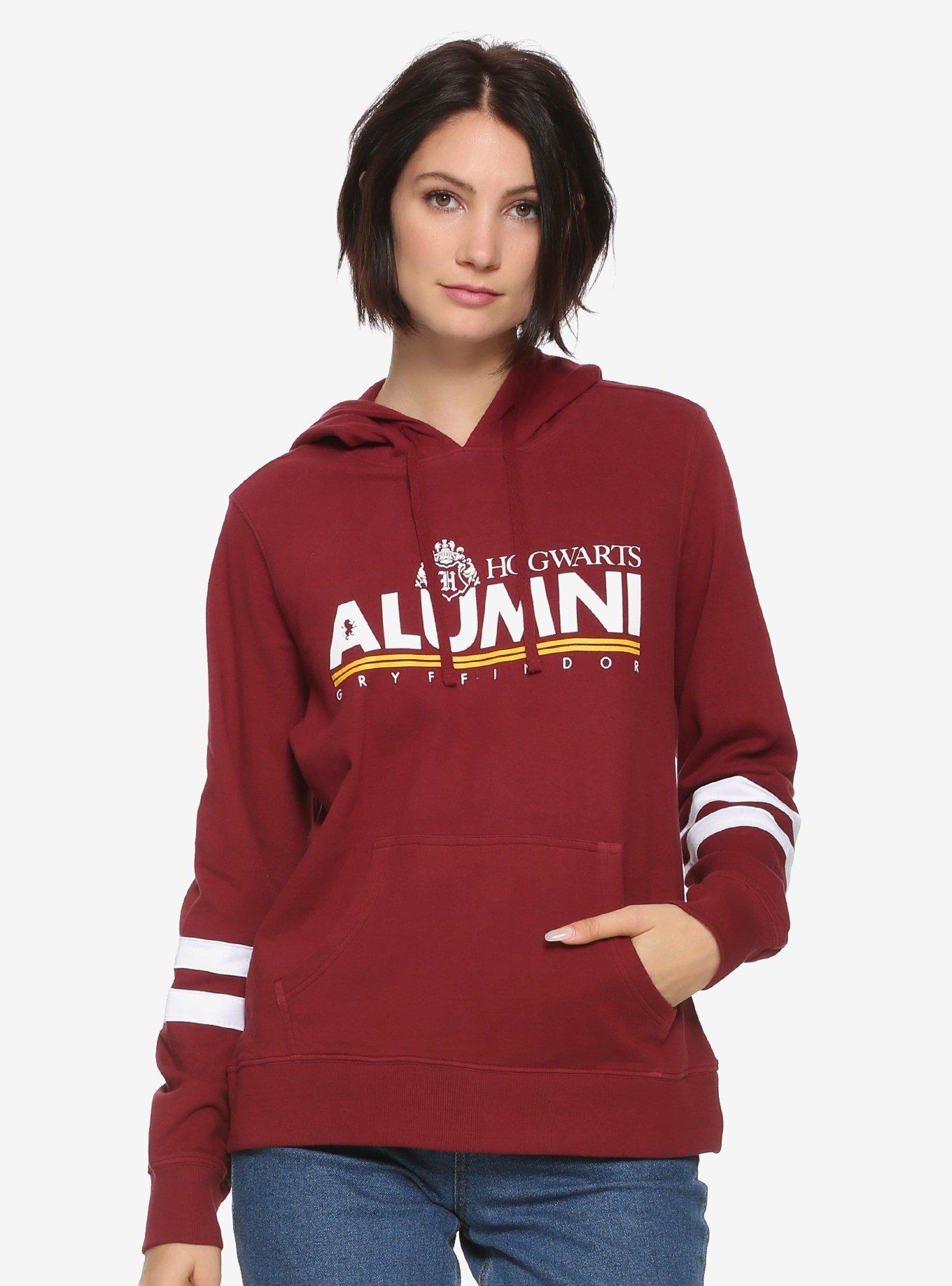 Harry Potter Gryffindor Alumni Womens Hoodie - BoxLunch Exclusive, RED, hi-res