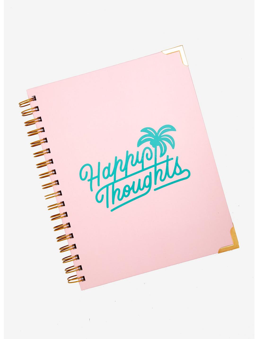 Happy Thoughts Spiral Notebook, , hi-res