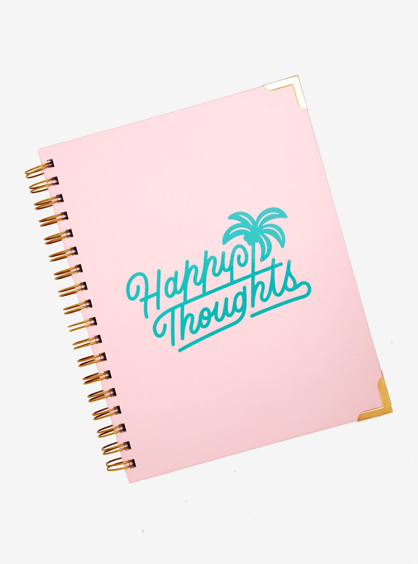 Happy Thoughts Spiral Notebook, , hi-res