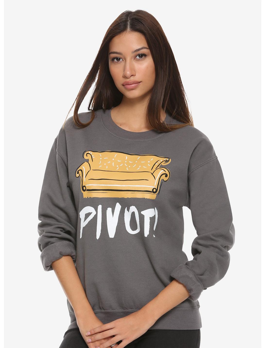 Friends Pivot Sofa Pullover Girls Sweatshirt, GREY, hi-res