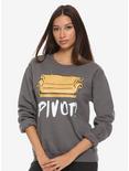 Friends Pivot Sofa Pullover Girls Sweatshirt, GREY, hi-res