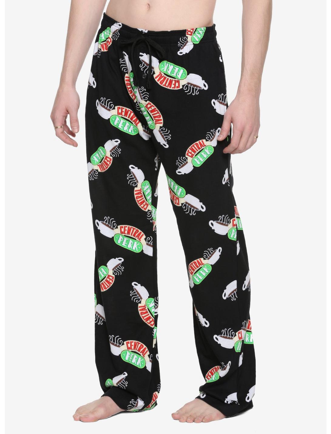 Friends Central Perk Sleep Pants - BoxLunch Exclusive, BLACK, hi-res
