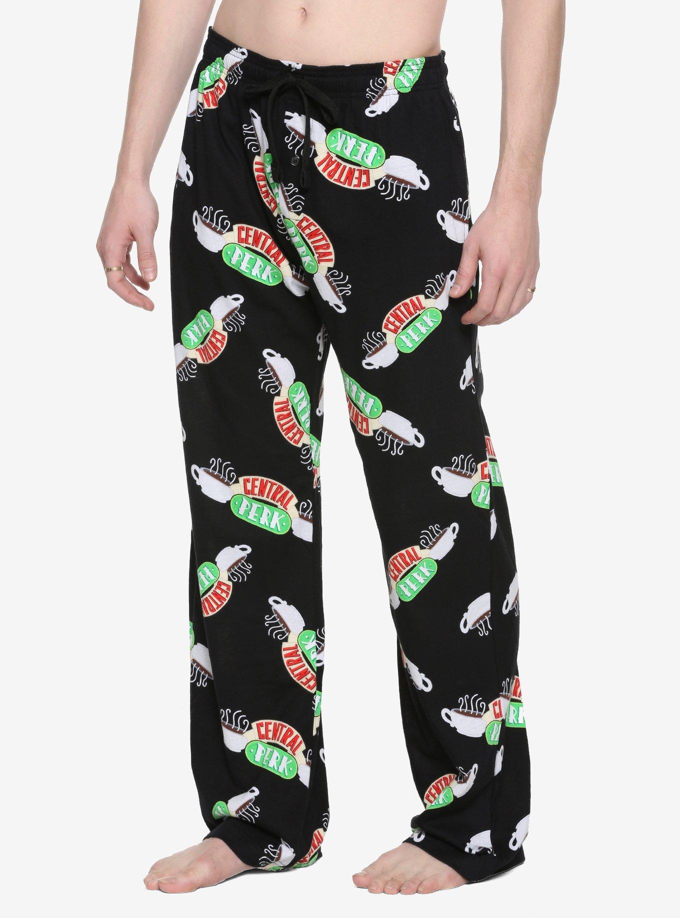 Friends Central Perk Sleep Pants - BoxLunch Exclusive, BLACK, hi-res