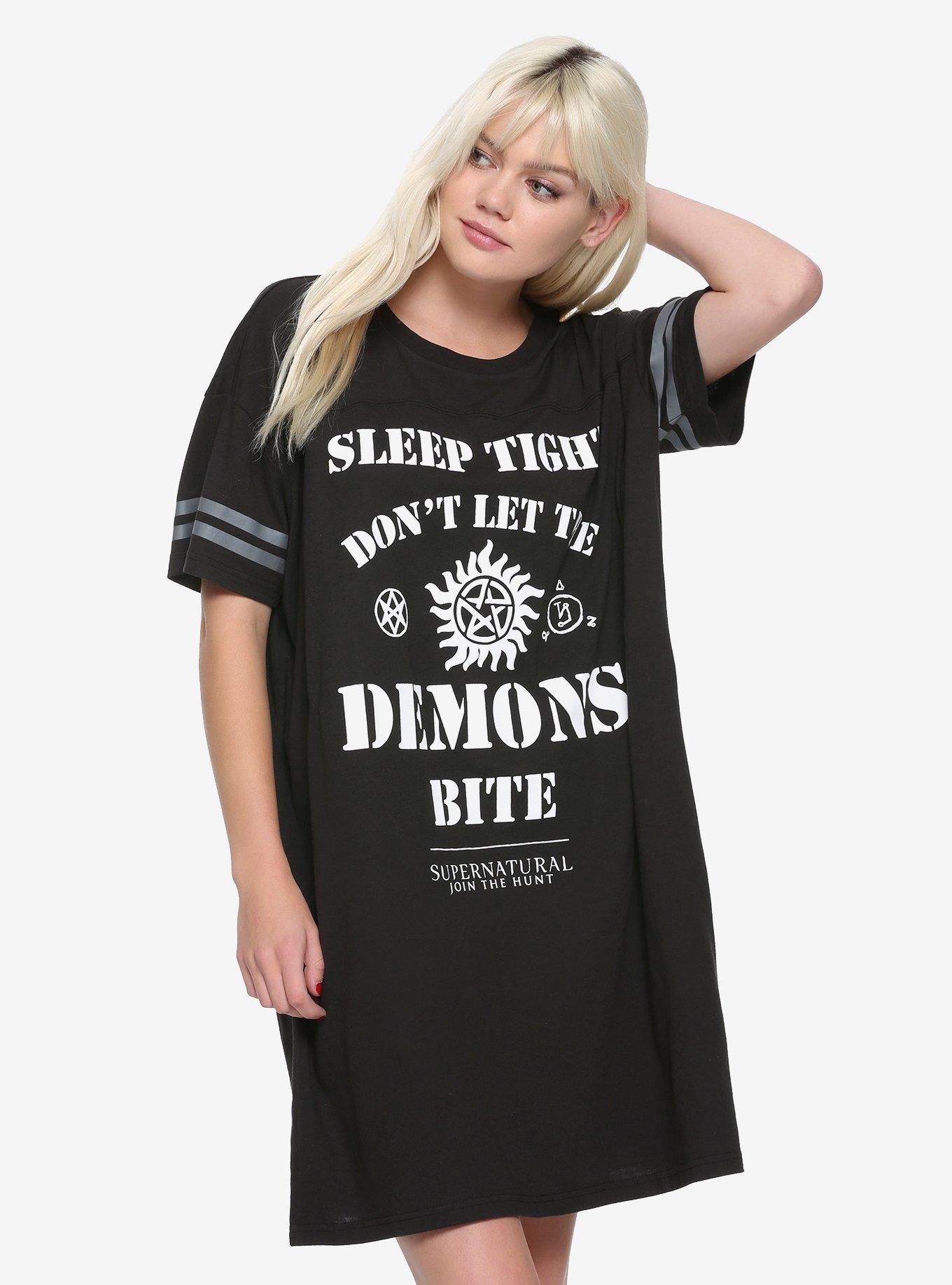 Supernatural Sleep Tight Dorm Sleep Shirt, , hi-res