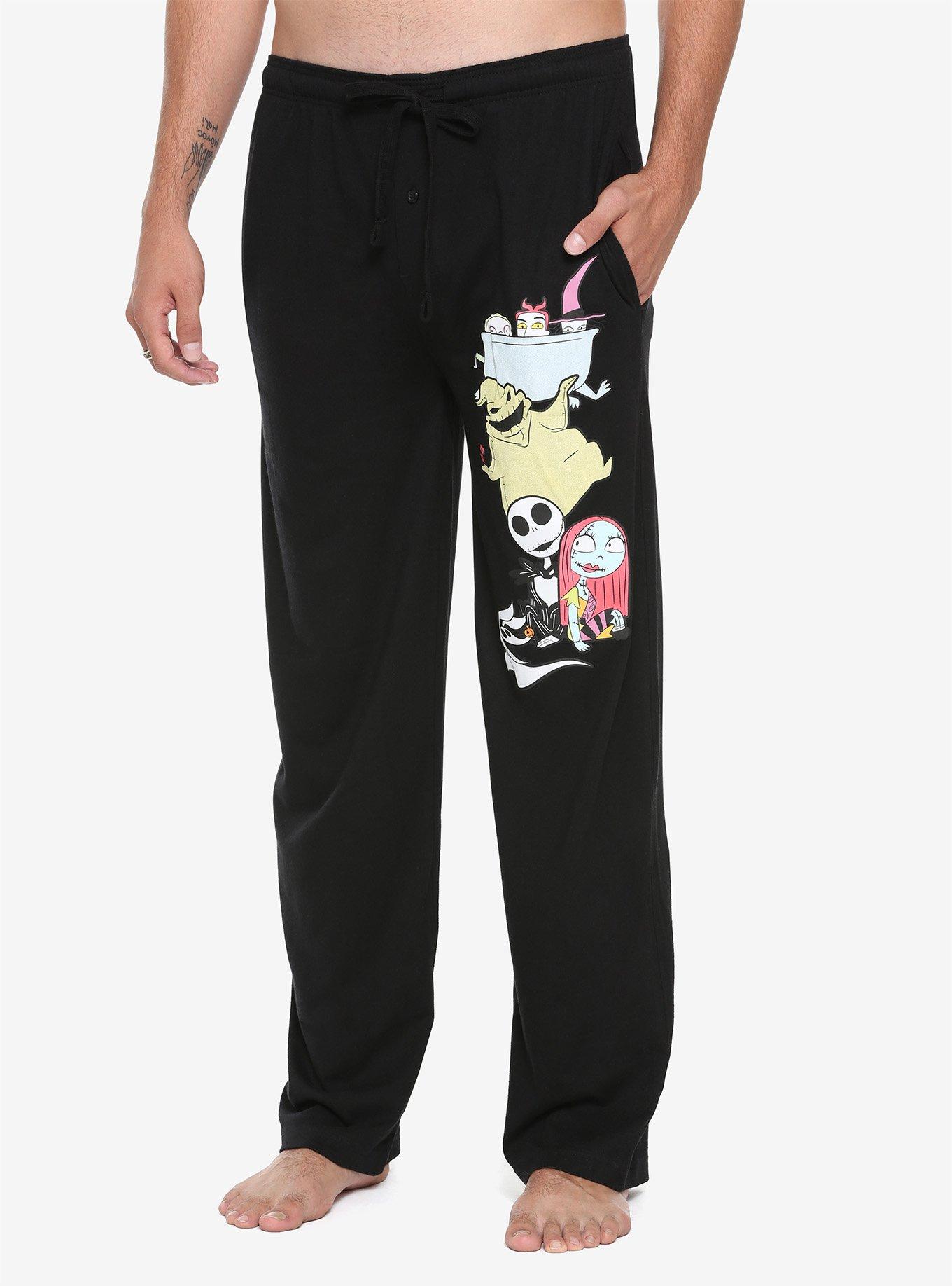 The Nightmare Before Christmas Cartoonish Characters Guys Pajama