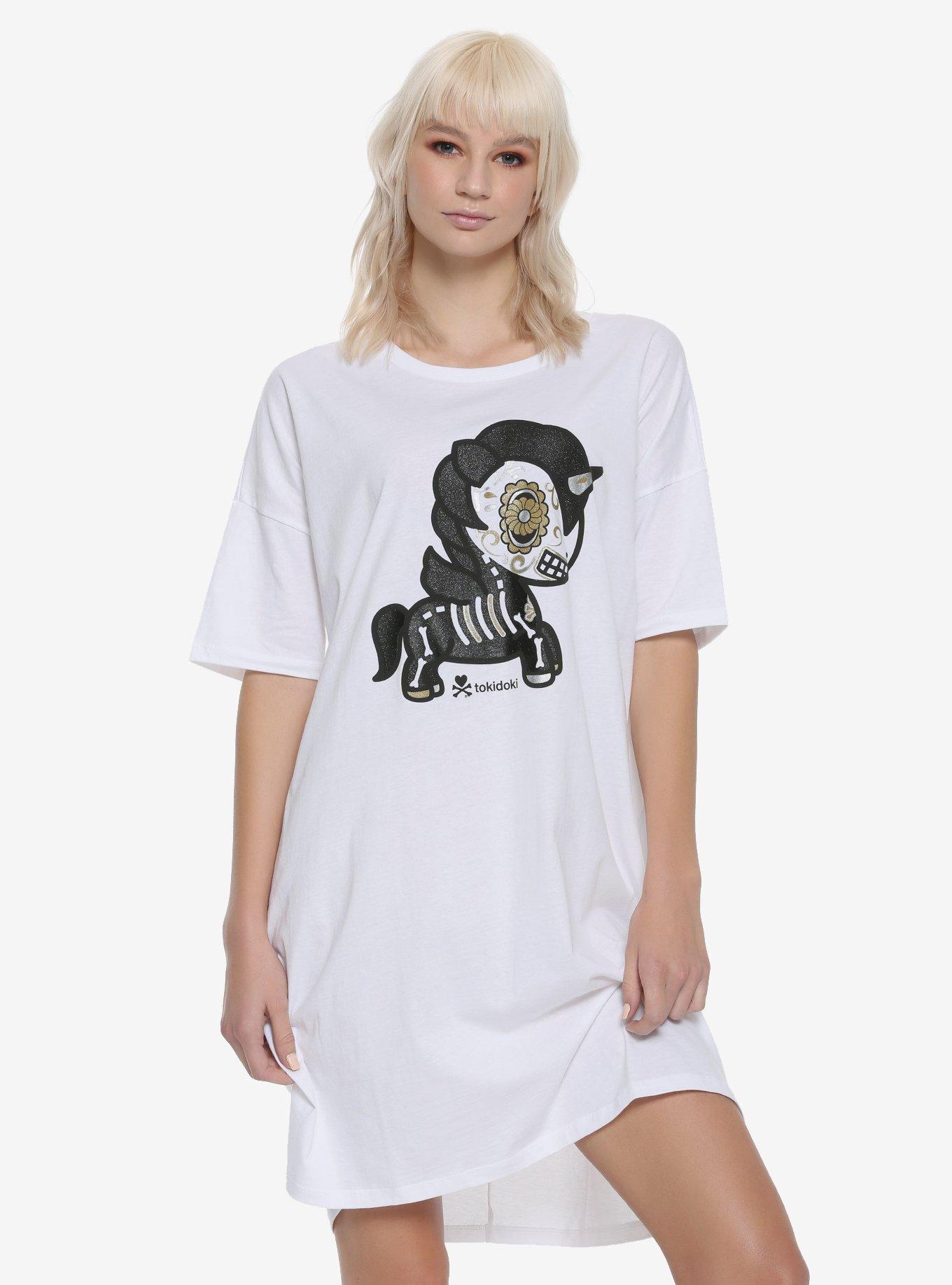 Tokidoki Sugar Skull Caramelo Unicorno Girls Dorm Shirt, , hi-res