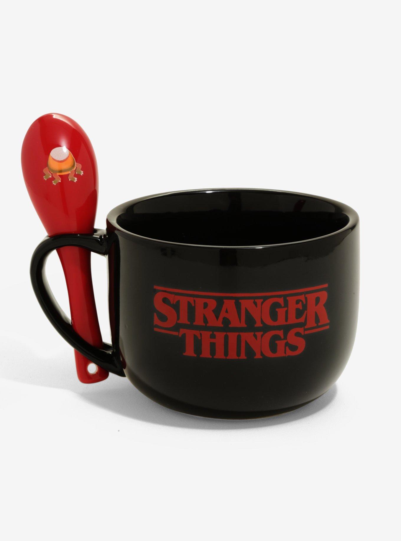 Stranger Things Chibi Characters Mug & Spoon Set, , hi-res