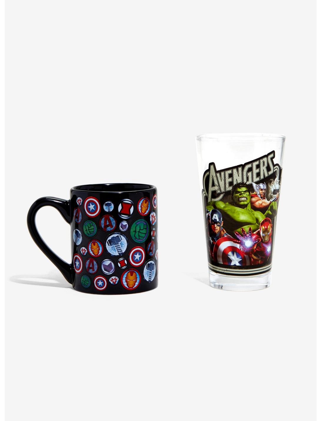Marvel Avengers Mug & Pint Glass Set, , hi-res