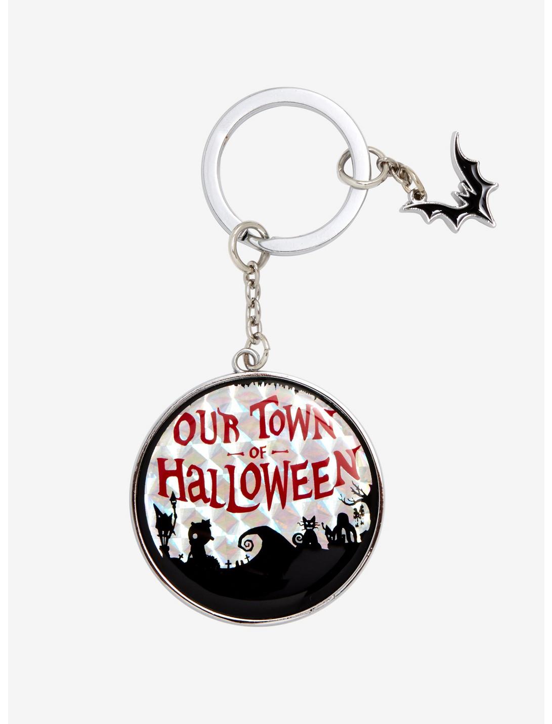 The Nightmare Before Christmas Halloween Town Holographic Key Chain, , hi-res