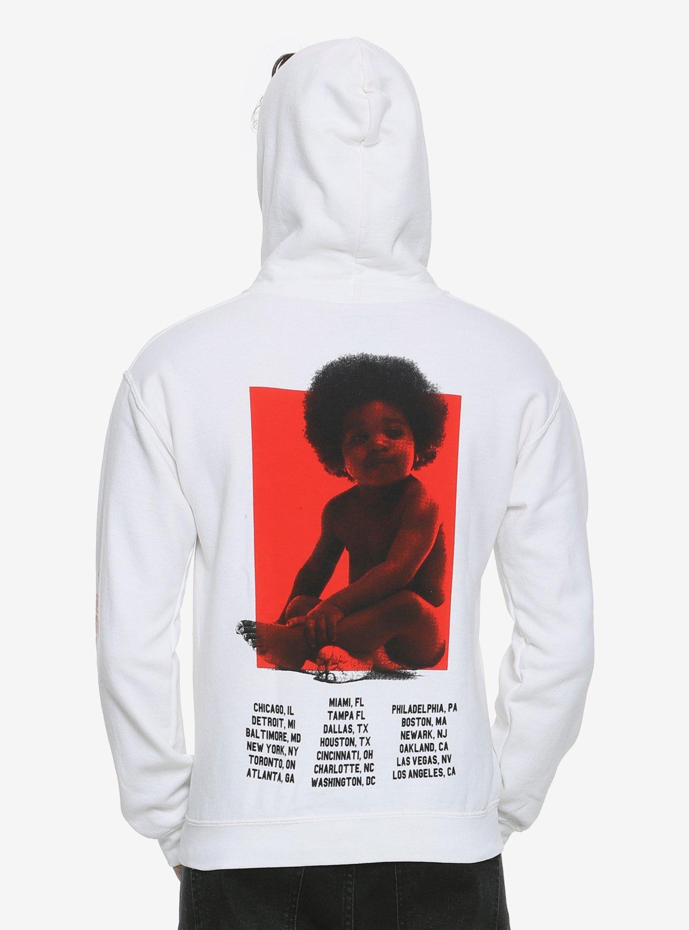 The Notorious B.I.G. Ready to Die Tour Hoodie, WHITE, hi-res