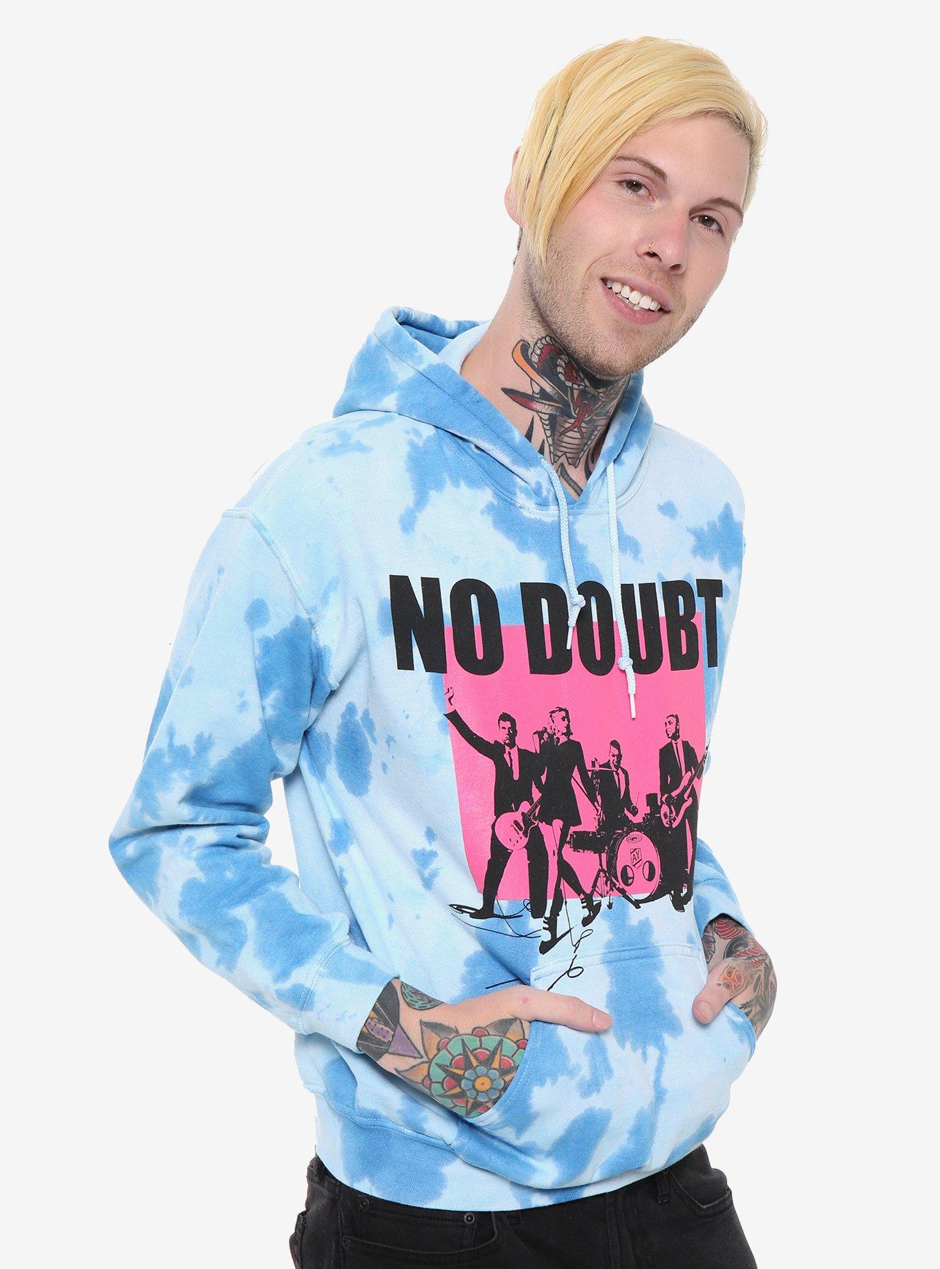 No Doubt Pink & Blue Tie-Dye Hoodie, BLUE, hi-res