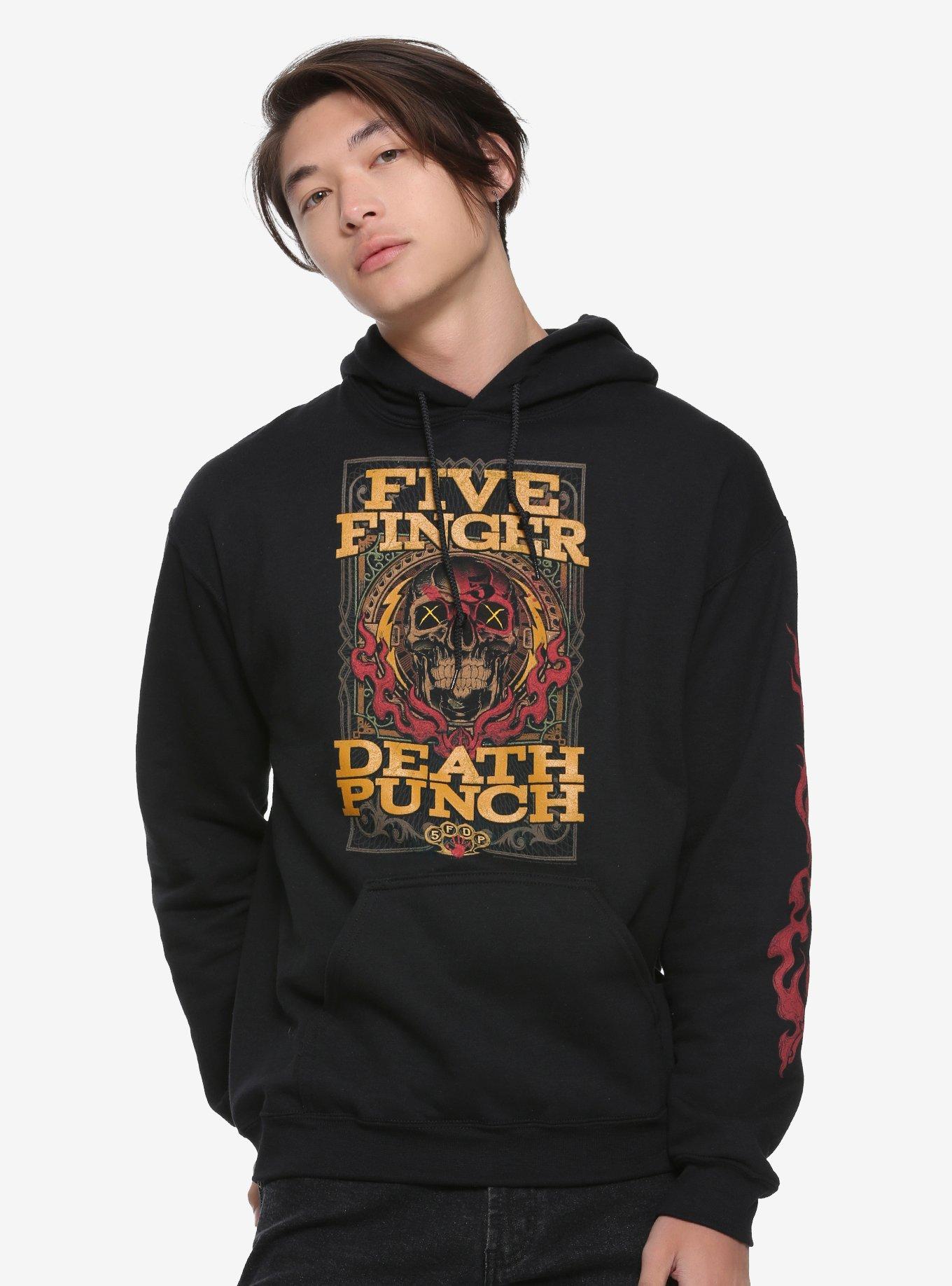 Five finger death best sale punch hoodie hot topic