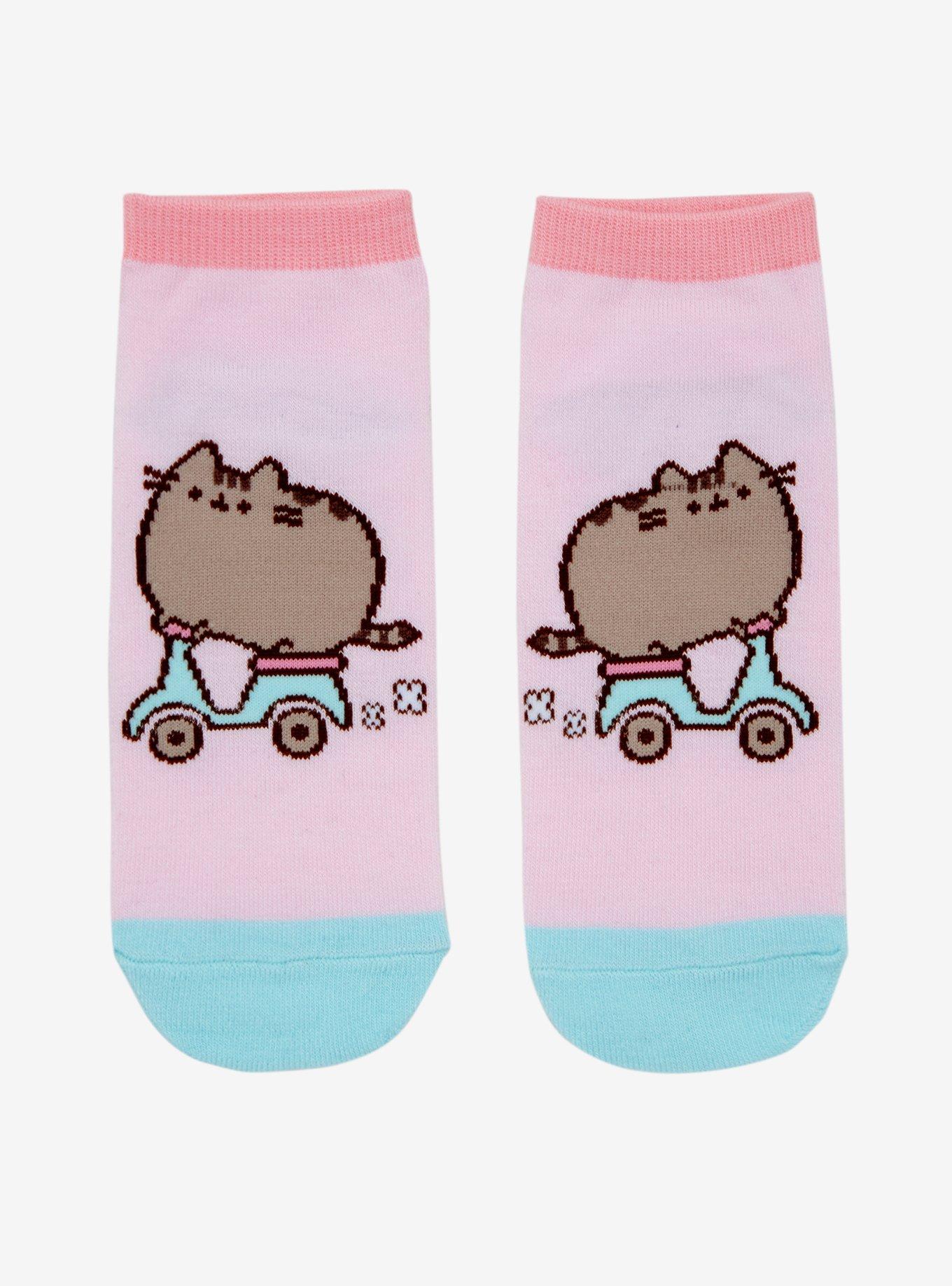 Pusheen Scooter No-Show Socks, , hi-res