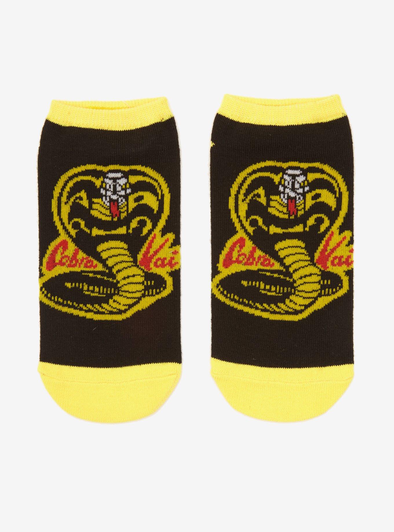 The Karate Kid Cobra Kai Logo No-Show Socks, , hi-res