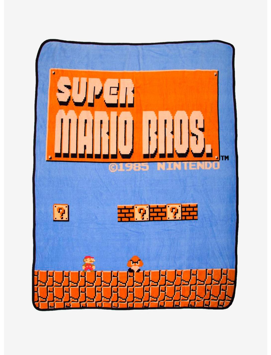 Super Mario Bros. Level Throw Blanket, , hi-res