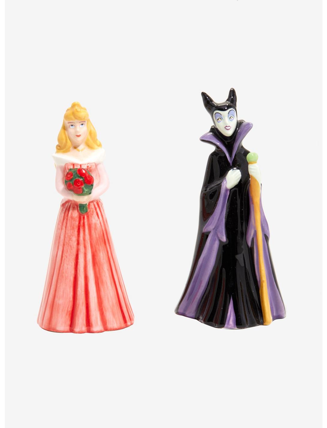 Sleeping Beauty and Maleficent Disney Ceramics Salt and Pepper Shaker Set