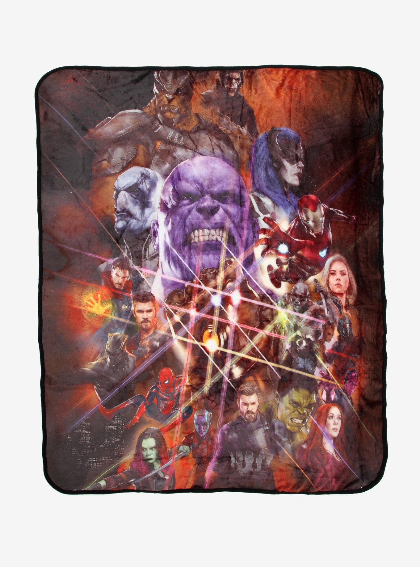 Marvel Avengers: Infinity War Thanos Plush Throw, , hi-res