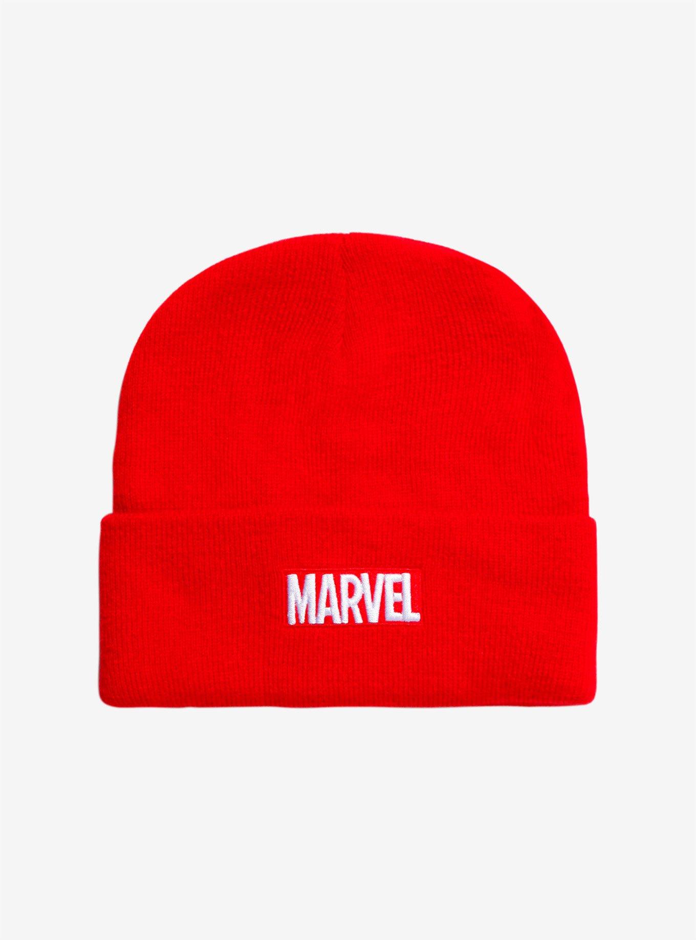 Marvel Logo Beanie, , hi-res