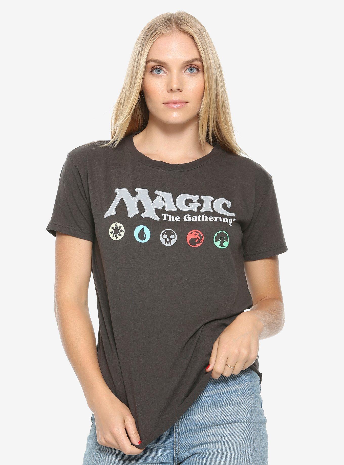Magic: The Gathering Element Womens T-Shirt - BoxLunch Exclusive, BLACK, hi-res