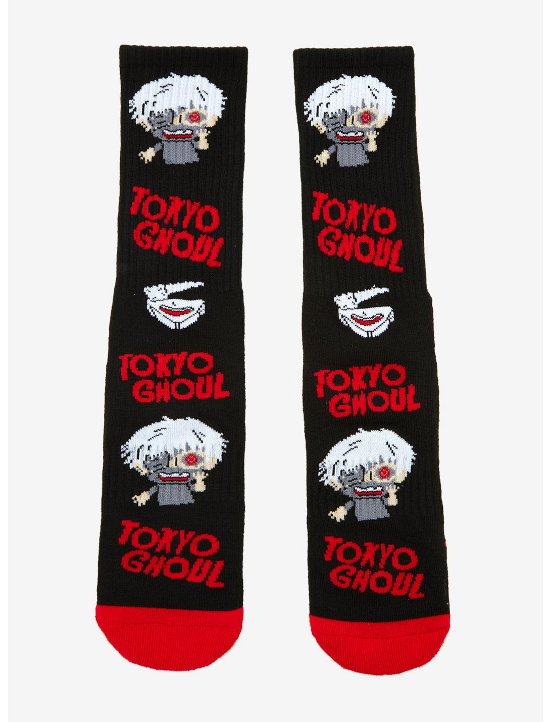 Tokyo Ghoul Chibi Ken Kaneki Crew Socks, , hi-res