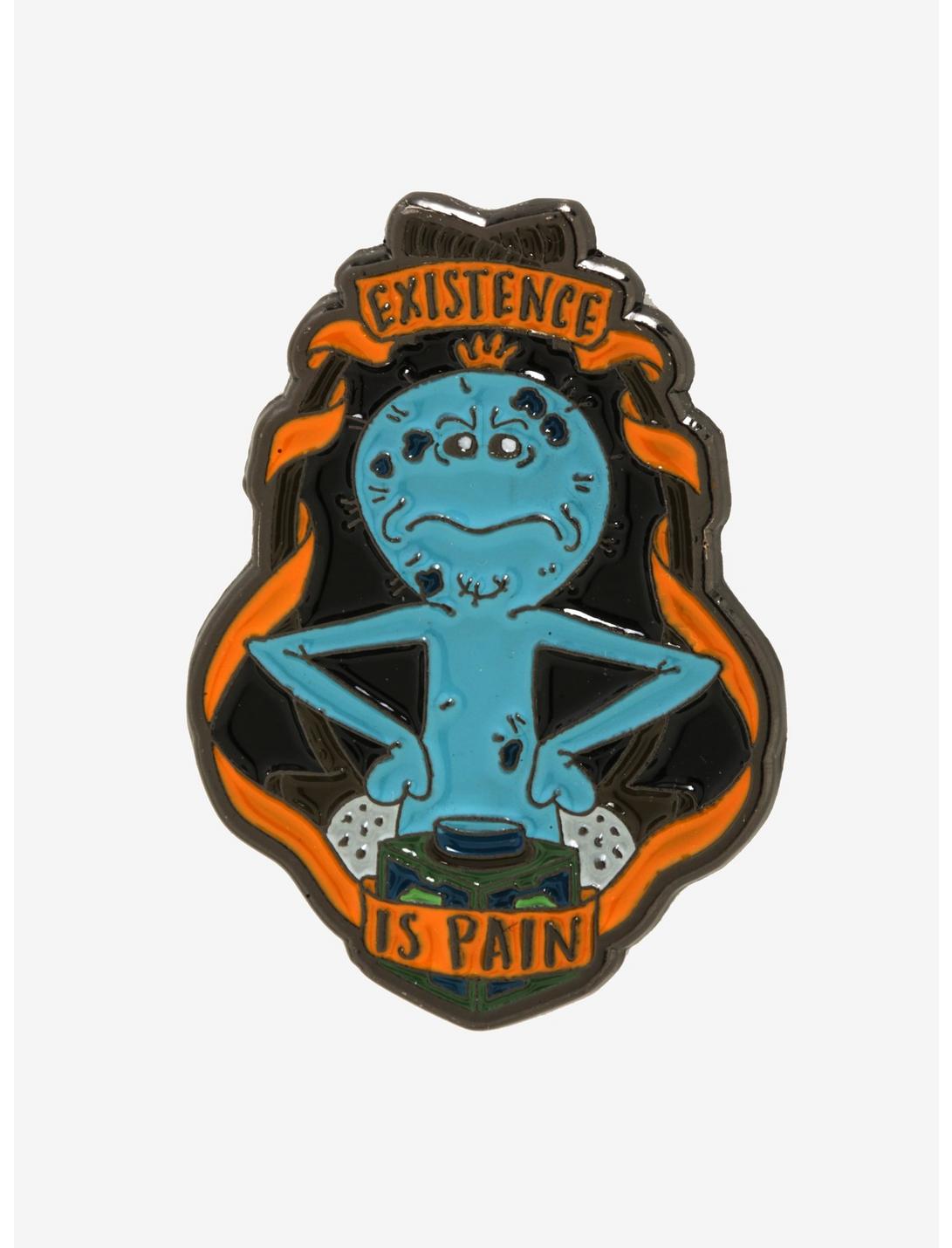 Rick And Morty Mr. Meeseeks Enamel Pin - BoxLunch Exclusive, , hi-res
