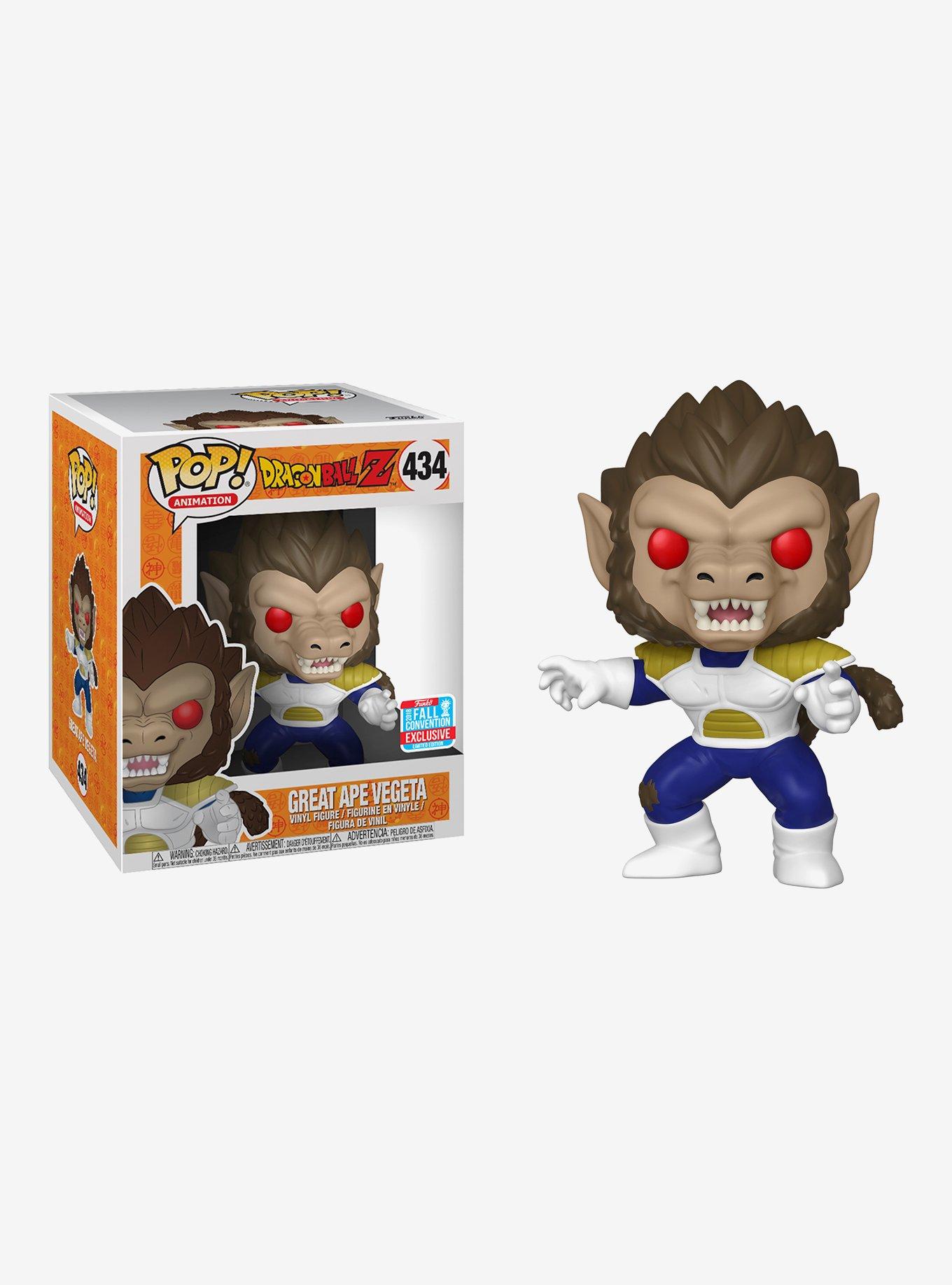 Funko Dragon Ball Z Pop Animation Great Ape Vegeta Vinyl Figure 2018 Fall Convention Exclusive