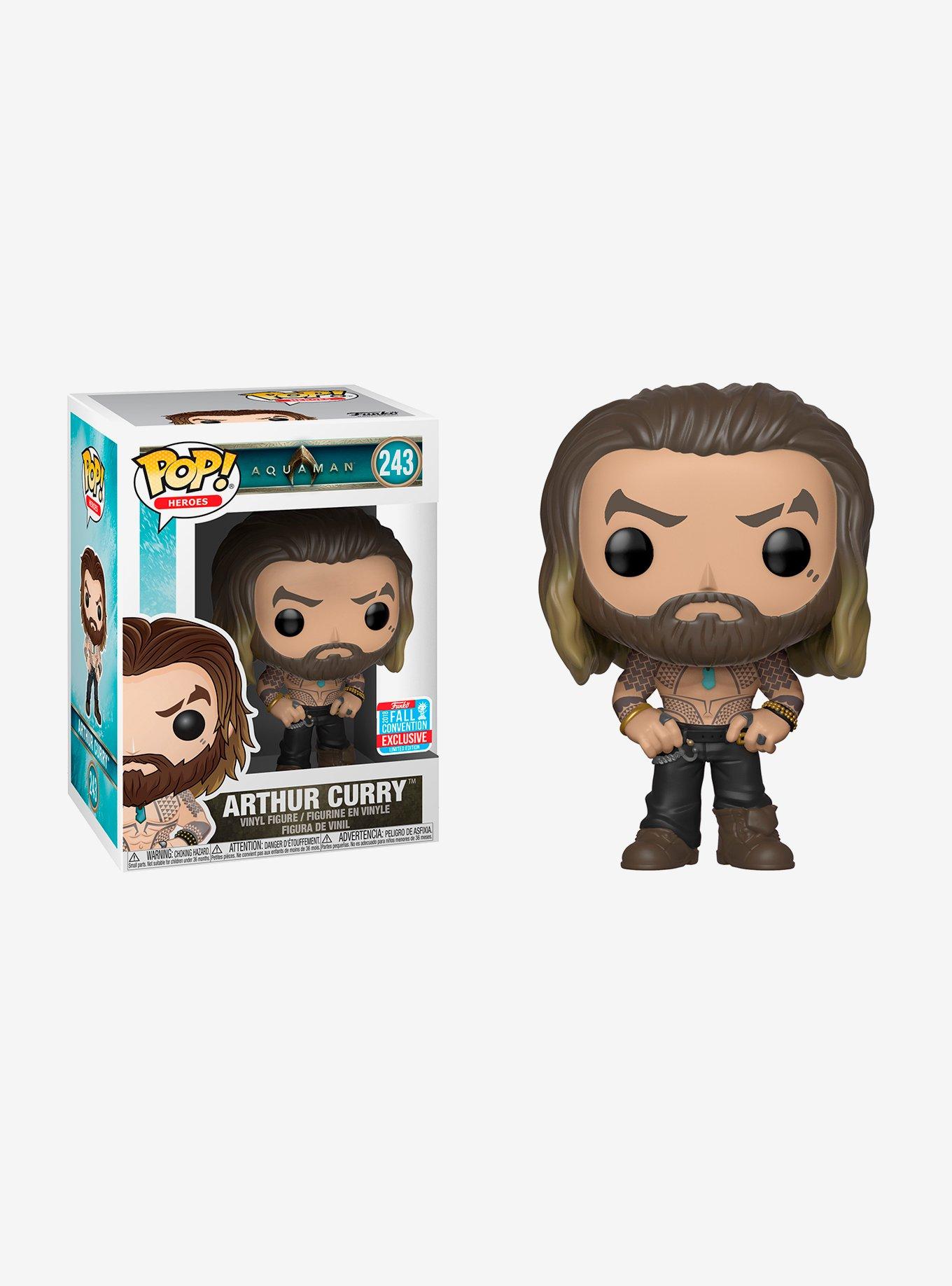 Funko DC Comics Aquaman Pop! Heroes Arthur Curry Vinyl Figure 2018 Fall Convention Exclusive, , hi-res