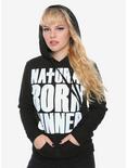 In This Moment Natural Born Sinner Girls Hoodie, BLACK, hi-res