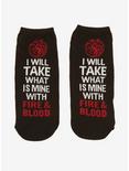 Game Of Thrones Fire & Blood No-Show Socks, , hi-res