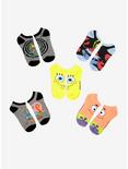 SpongeBob SquarePants No-Show Socks 5 Pair, , hi-res