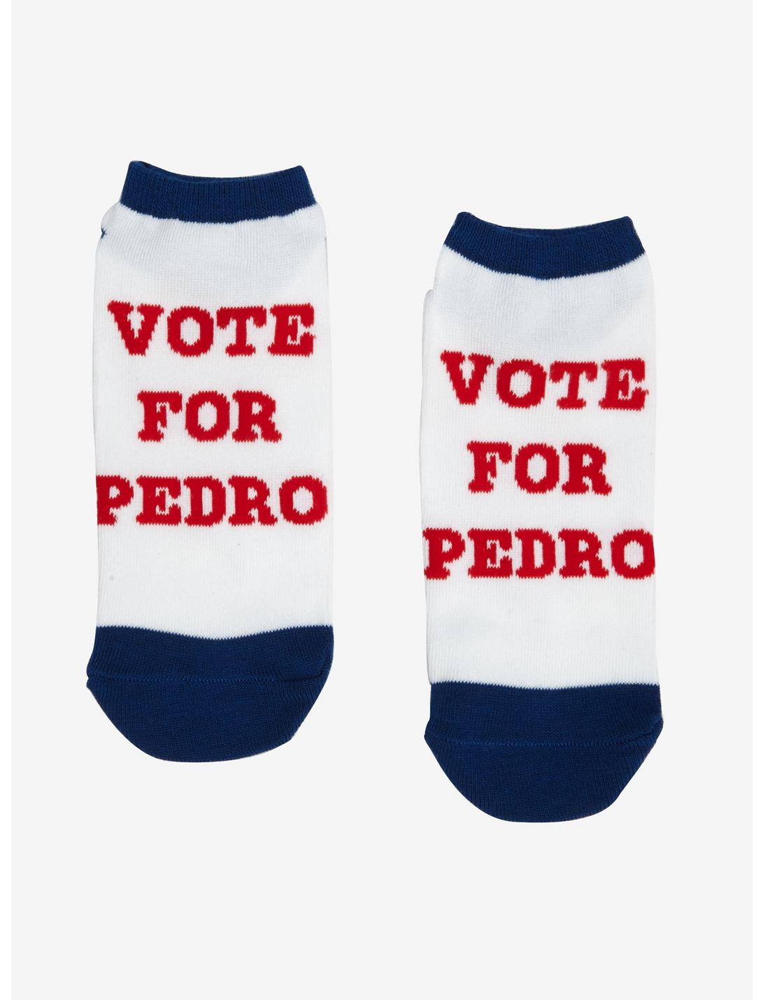 Napoleon Dynamite Vote For Pedro No-Show Socks, , hi-res