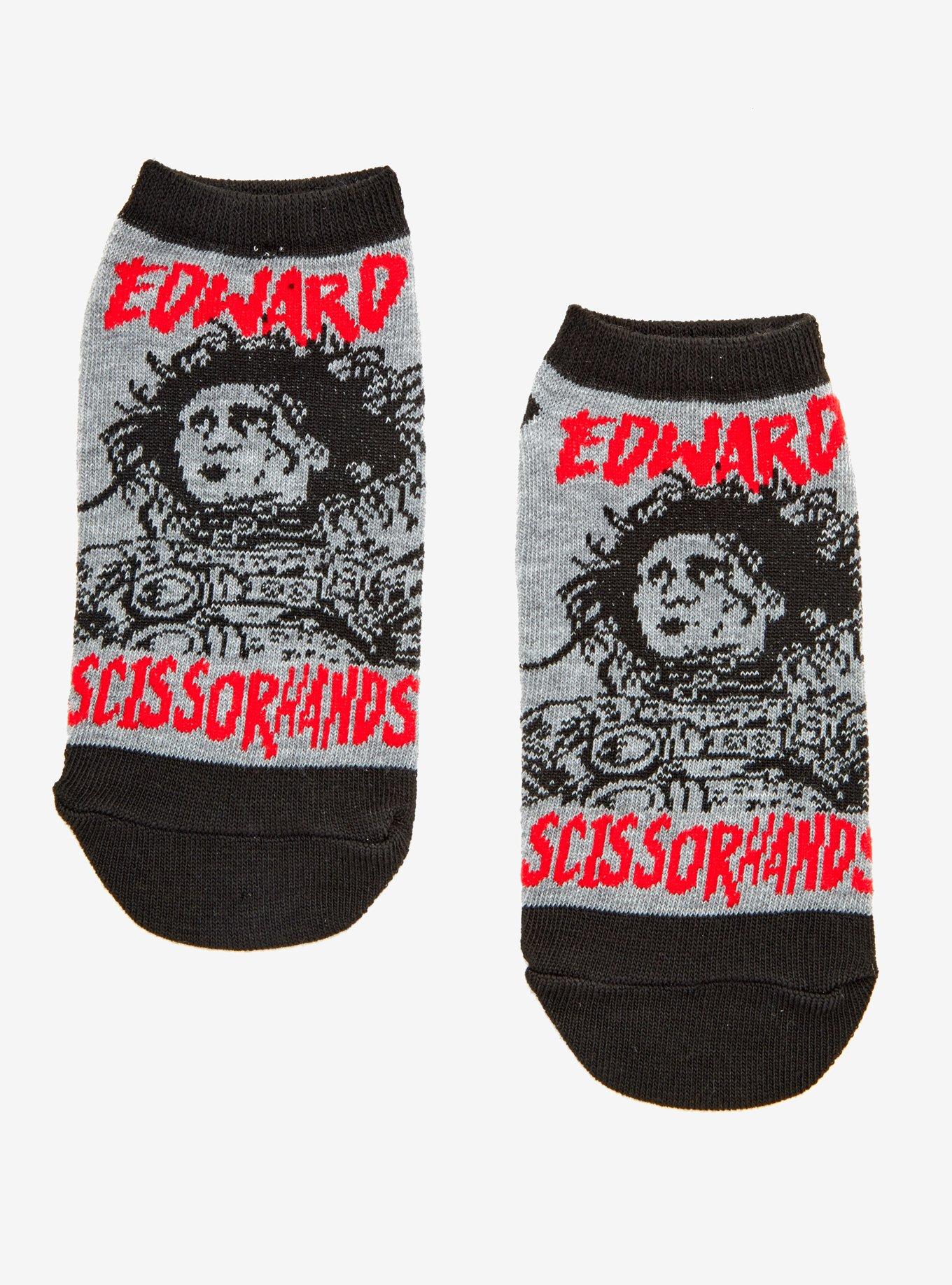Edward Scissorhands No-Show Socks, , hi-res