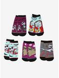 The Nightmare Before Christmas Zero To Boogie No-Show Socks 5 Pair, , hi-res