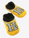 Harry Potter Hufflepuff Letter Slipper Socks - BoxLunch Exclusive, , hi-res