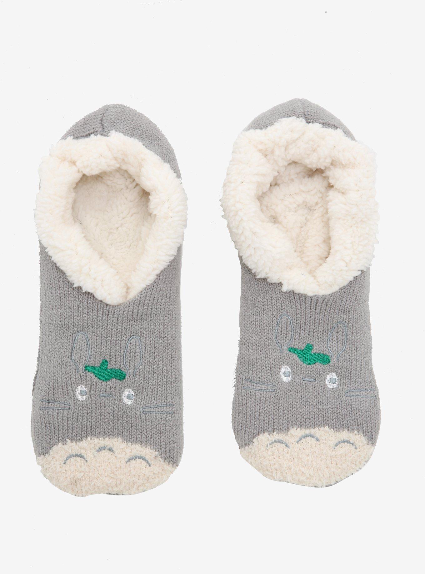 Studio Ghibli My Neighbor Totoro Leaf Cozy Slipper Socks - BoxLunch Exclusive, , hi-res