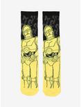 Star Wars C-3PO Katakana Socks - BoxLunch Exclusive, , hi-res