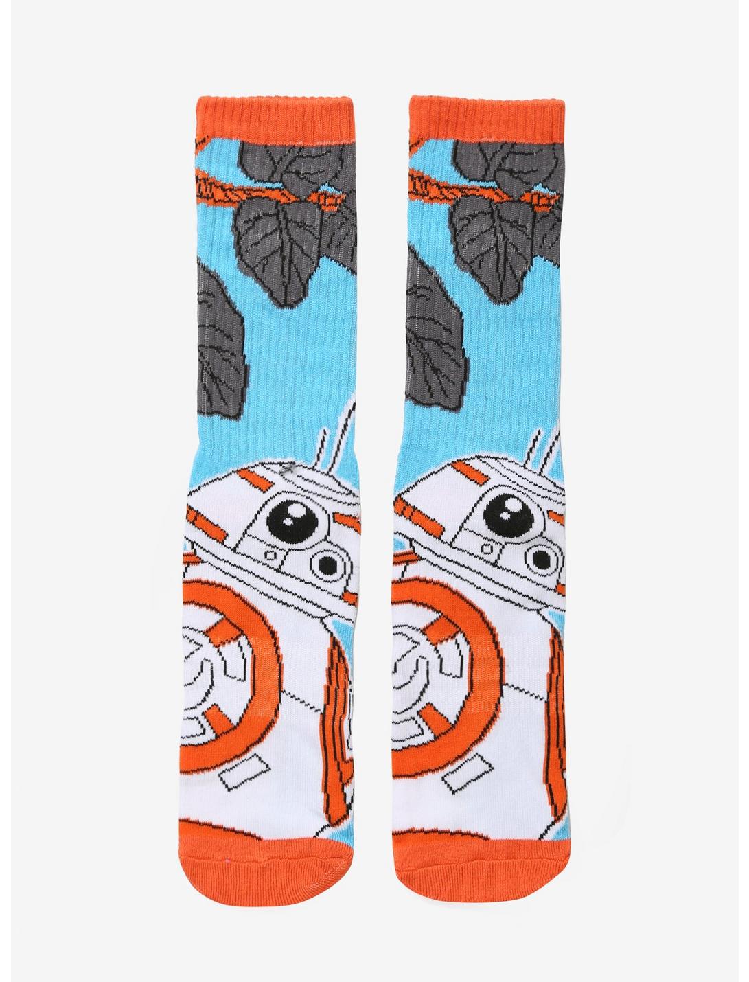 Star Wars BB-8 Art Socks - BoxLunch Exclusive, , hi-res