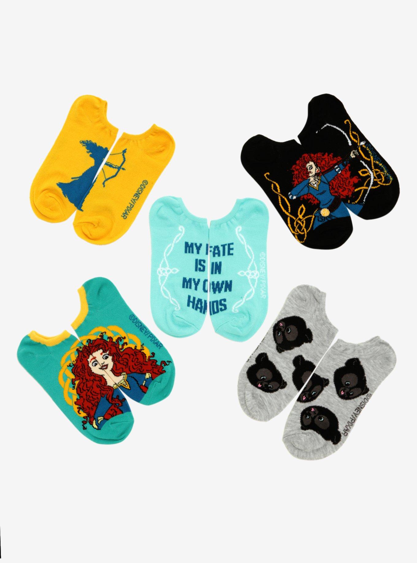Disney Pixar Brave Bear No-Show Socks, , hi-res