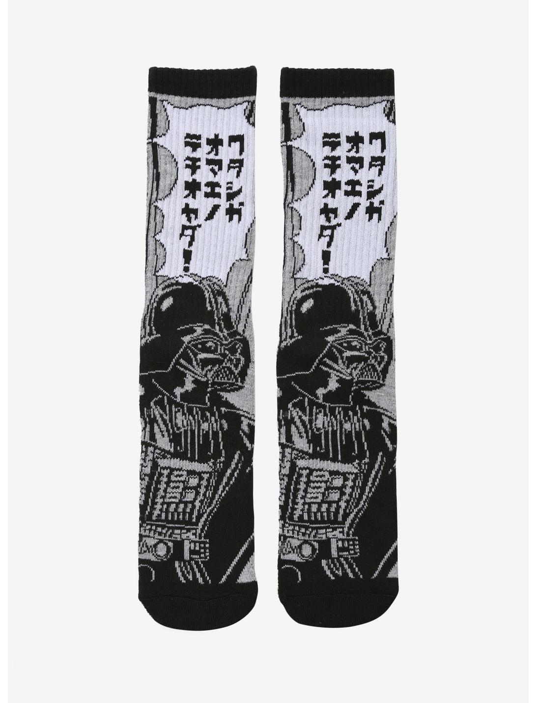 Star Wars Darth Vader Katakana Socks - BoxLunch Exclusive, , hi-res