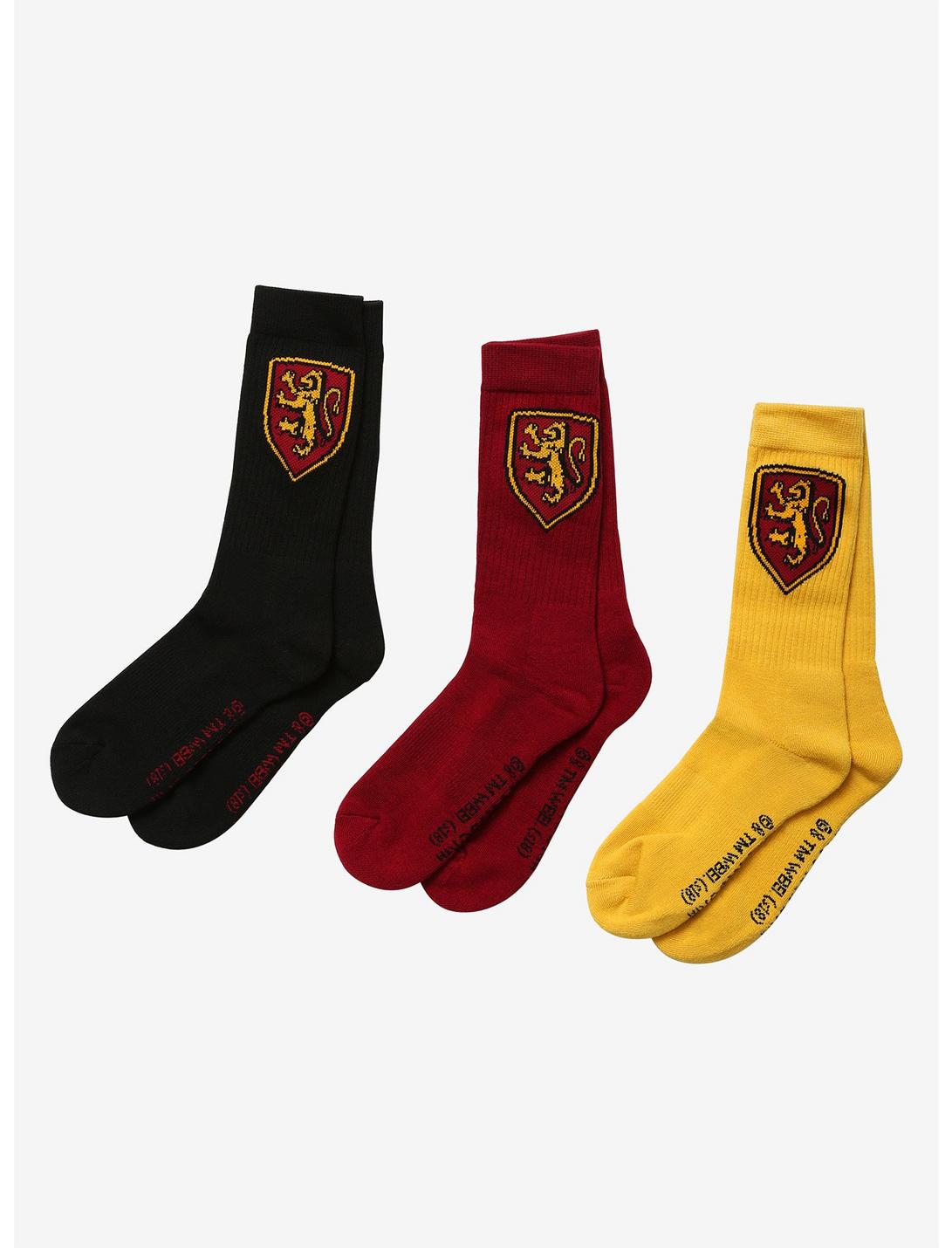 Harry Potter Gryffindor Socks 3 Pair, , hi-res