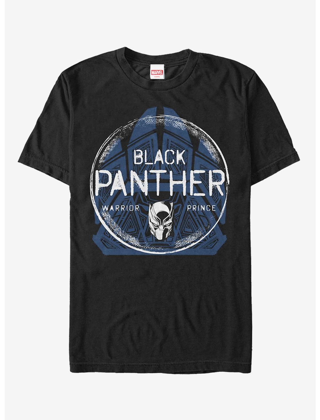 Marvel Black Panther Warrior Prince Pattern T-Shirt, BLACK, hi-res