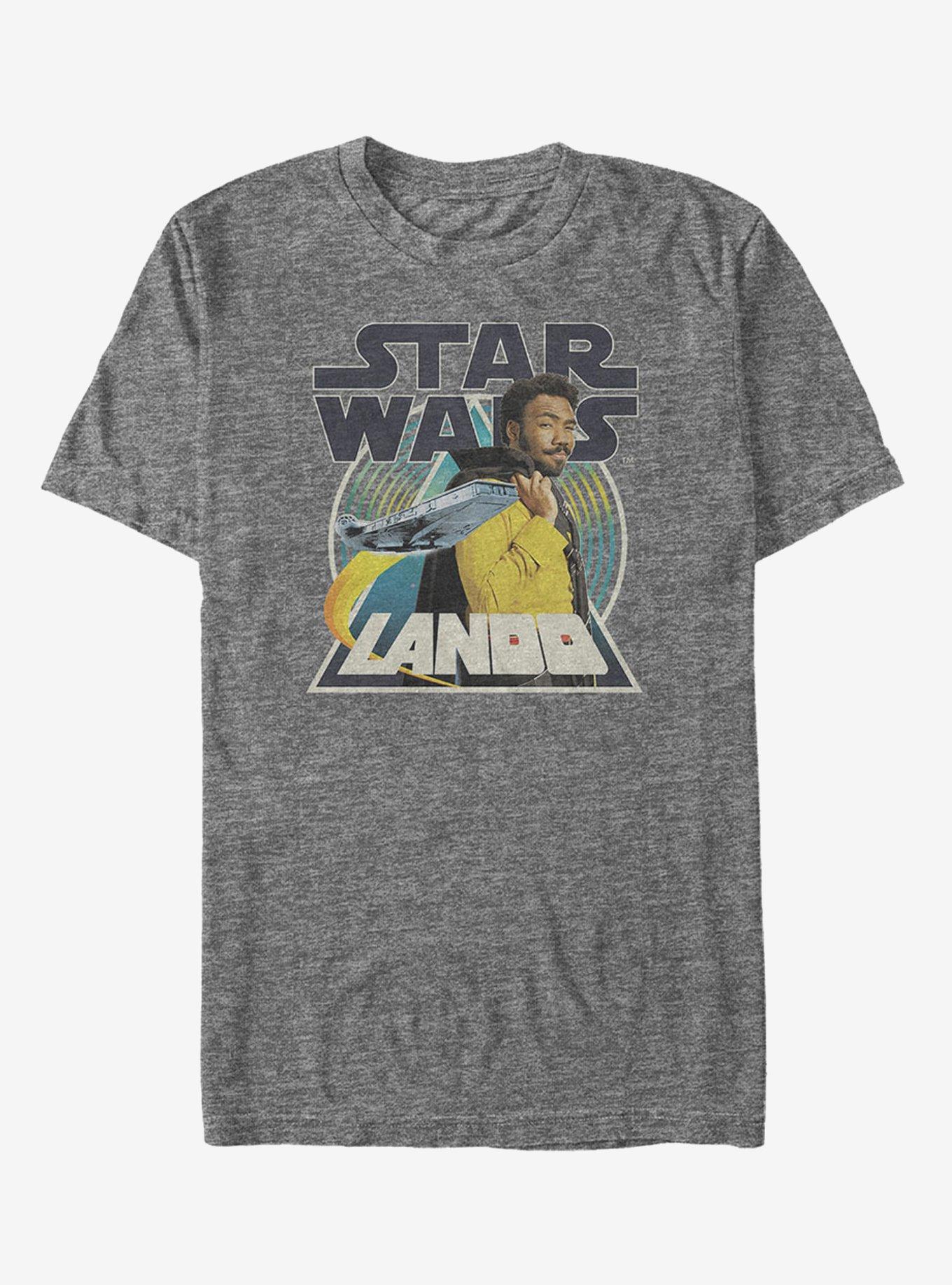 Star Wars Lando Pose T-Shirt, ATH HTR, hi-res