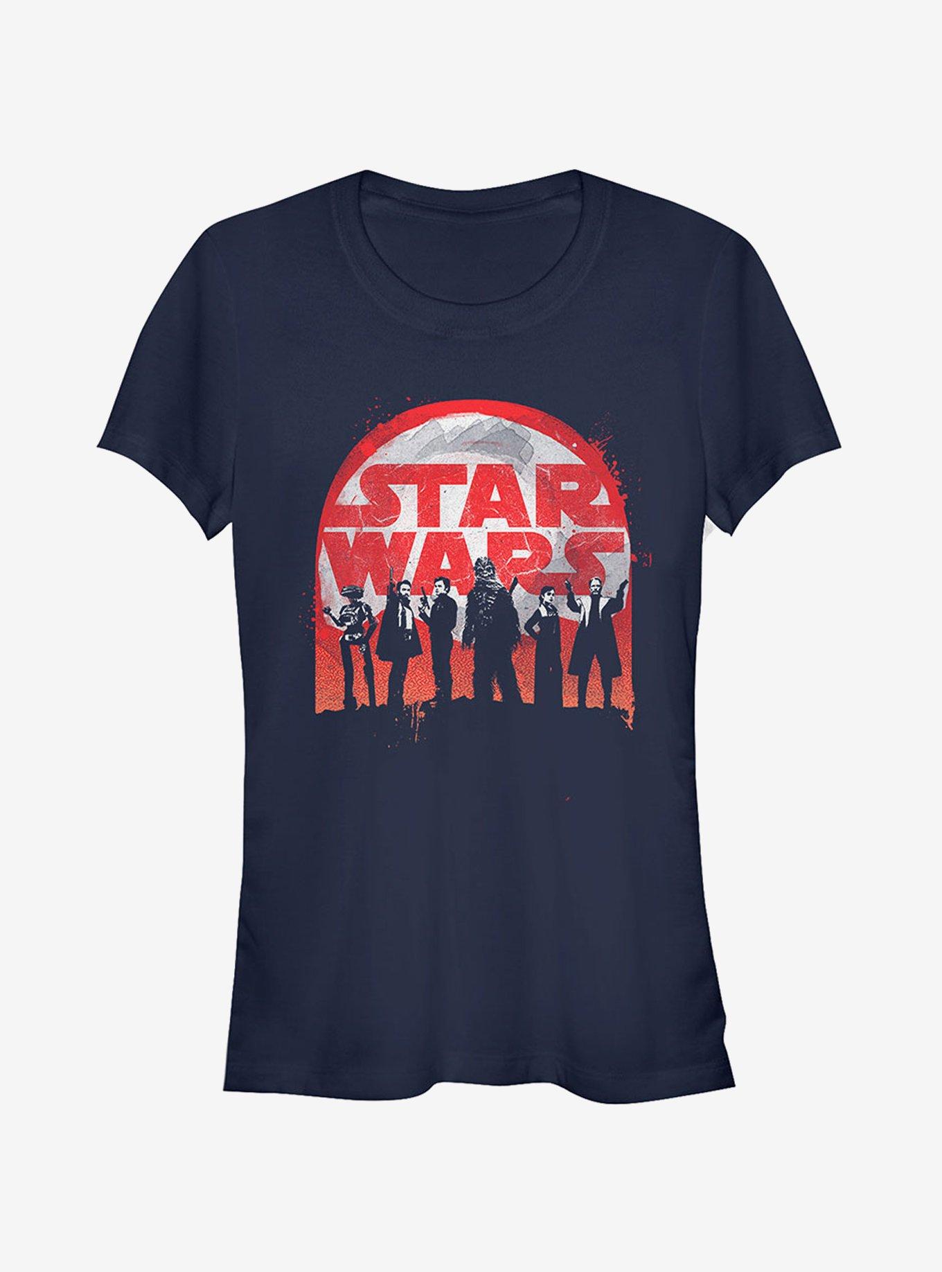 Star Wars Logo Character Splatter Print Girls T-Shirt, , hi-res