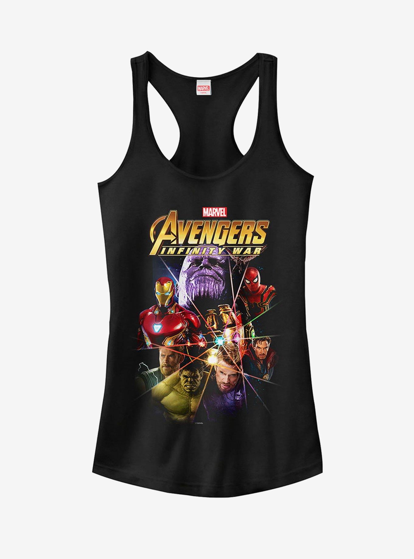 Marvel Avengers: Infinity War Prism Girls Tanks, BLACK, hi-res