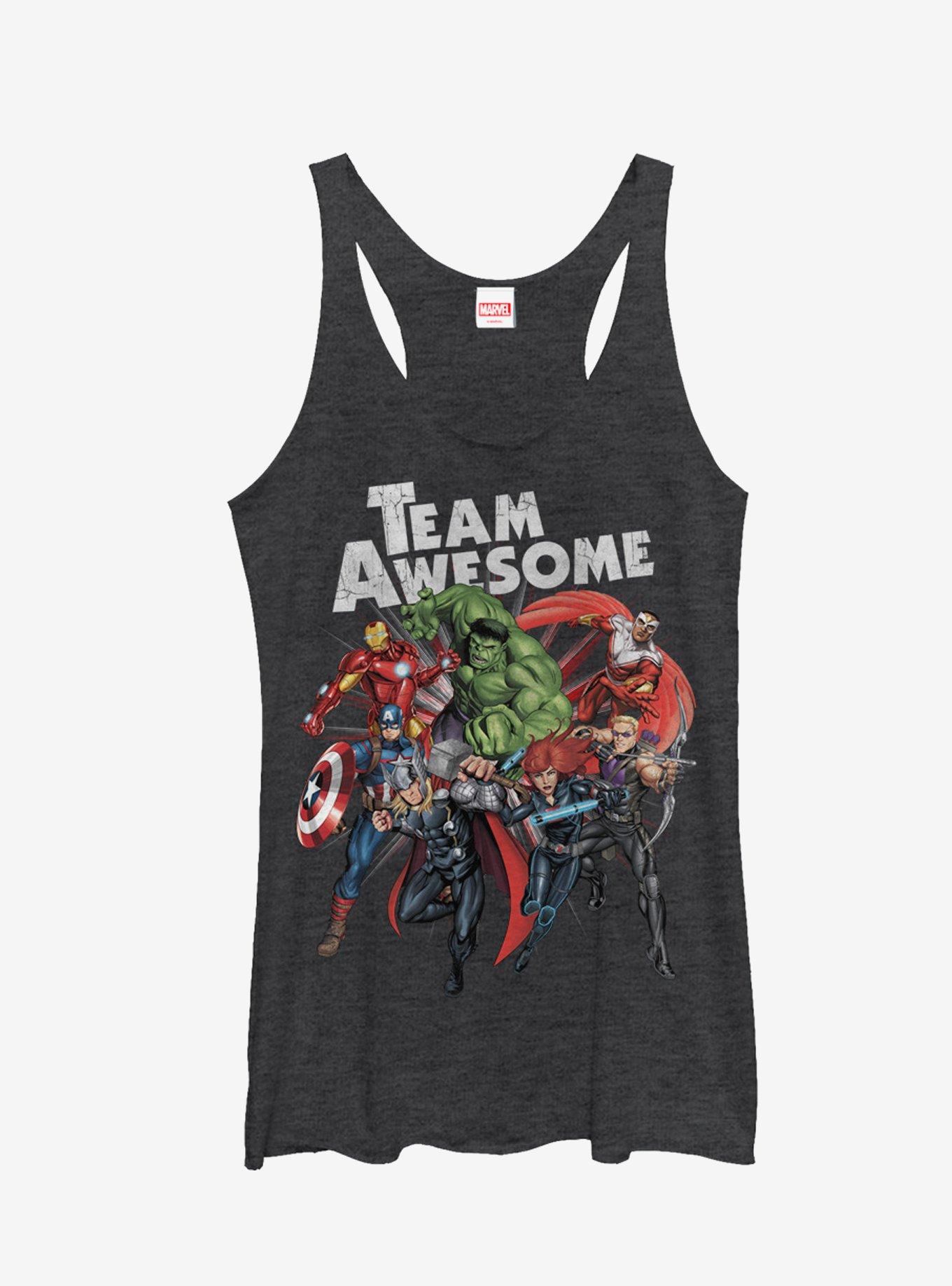 Marvel Avengers Team Awesome Girls Tanks, , hi-res