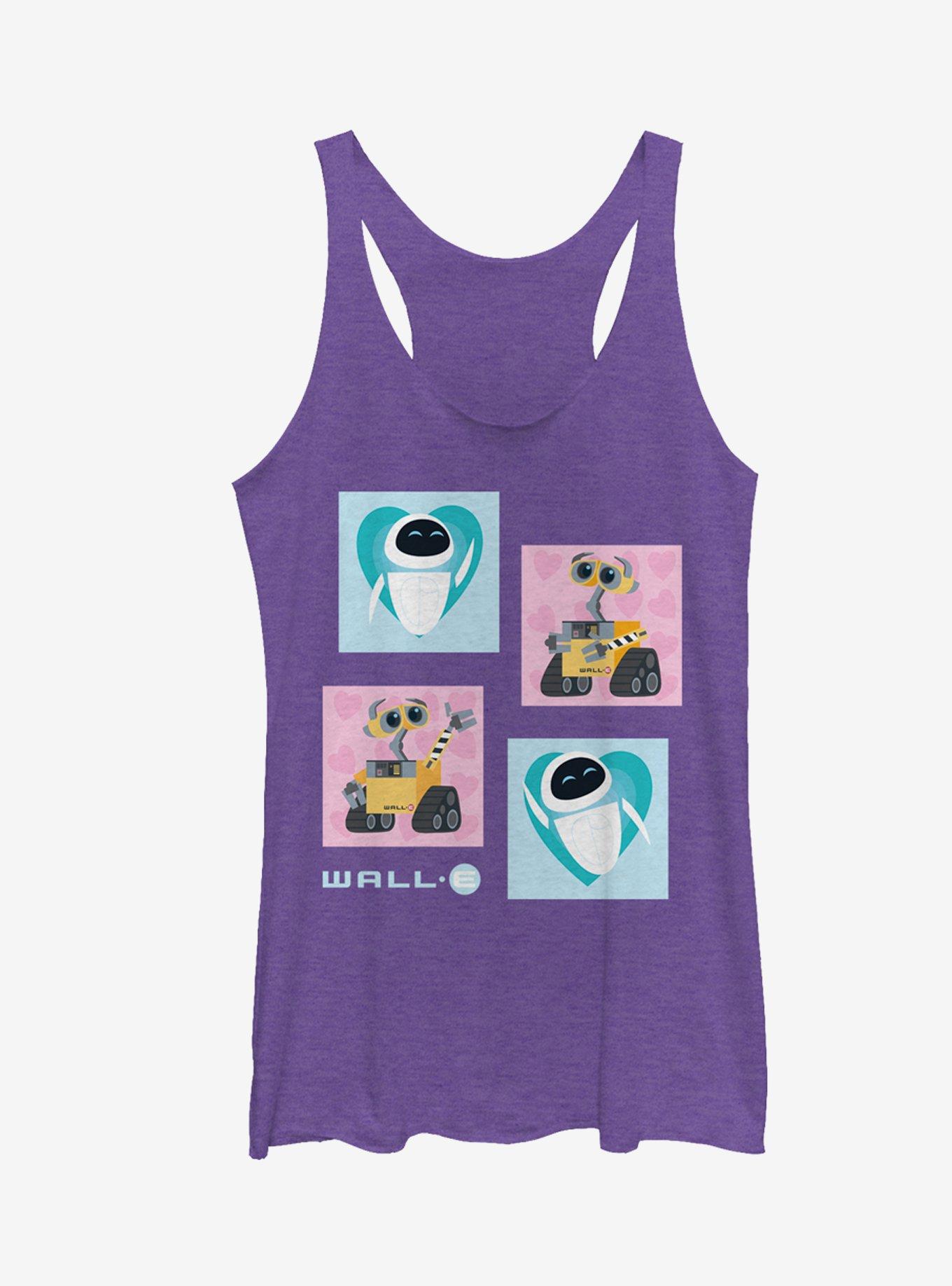 Disney Pixar Wall-E Robot EVE Heart Girls Tank