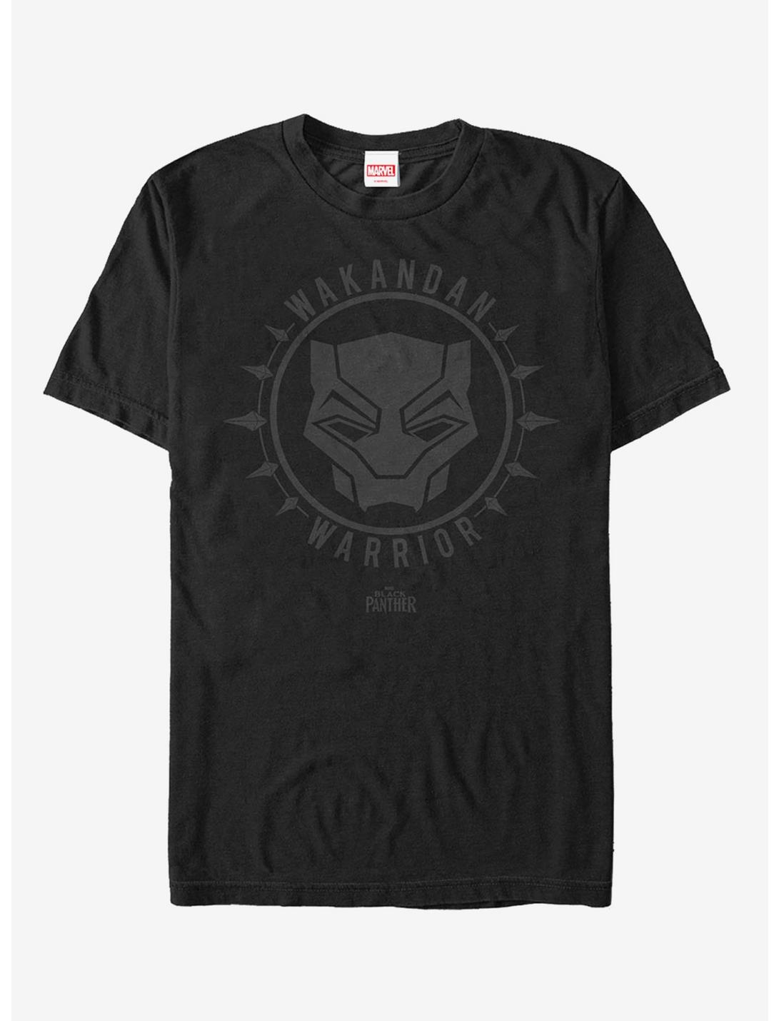 Marvel Black Panther 2018 Wakanda Shadow Mask T-Shirt, BLACK, hi-res