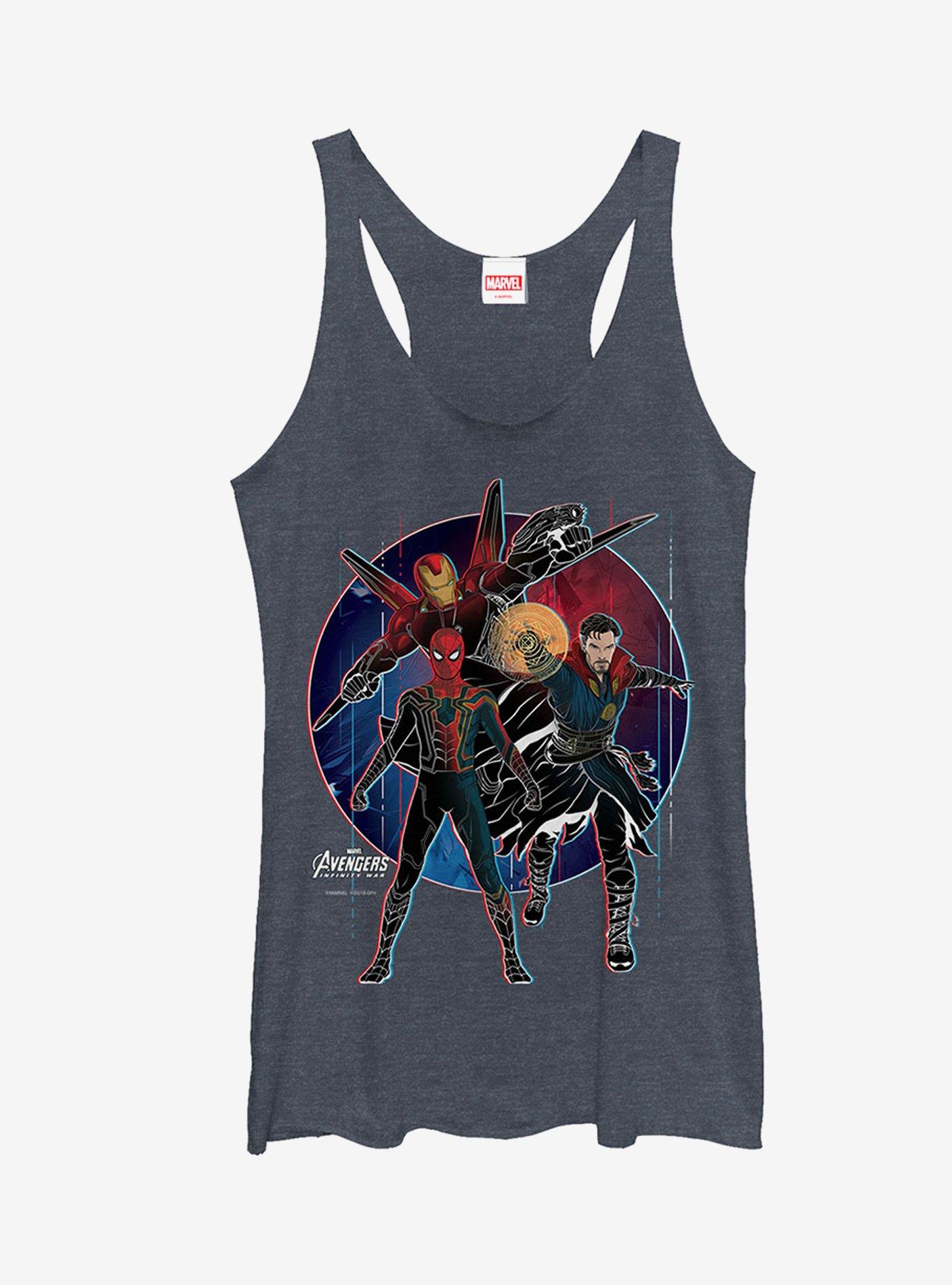 Marvel Avengers: Infinity War Spider-Man Circle Girls Tanks, , hi-res