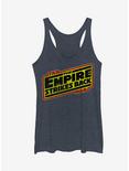 Star Wars Episode V The Empire Strikes Back Logo Girls Tank Top, NAVY HTR, hi-res