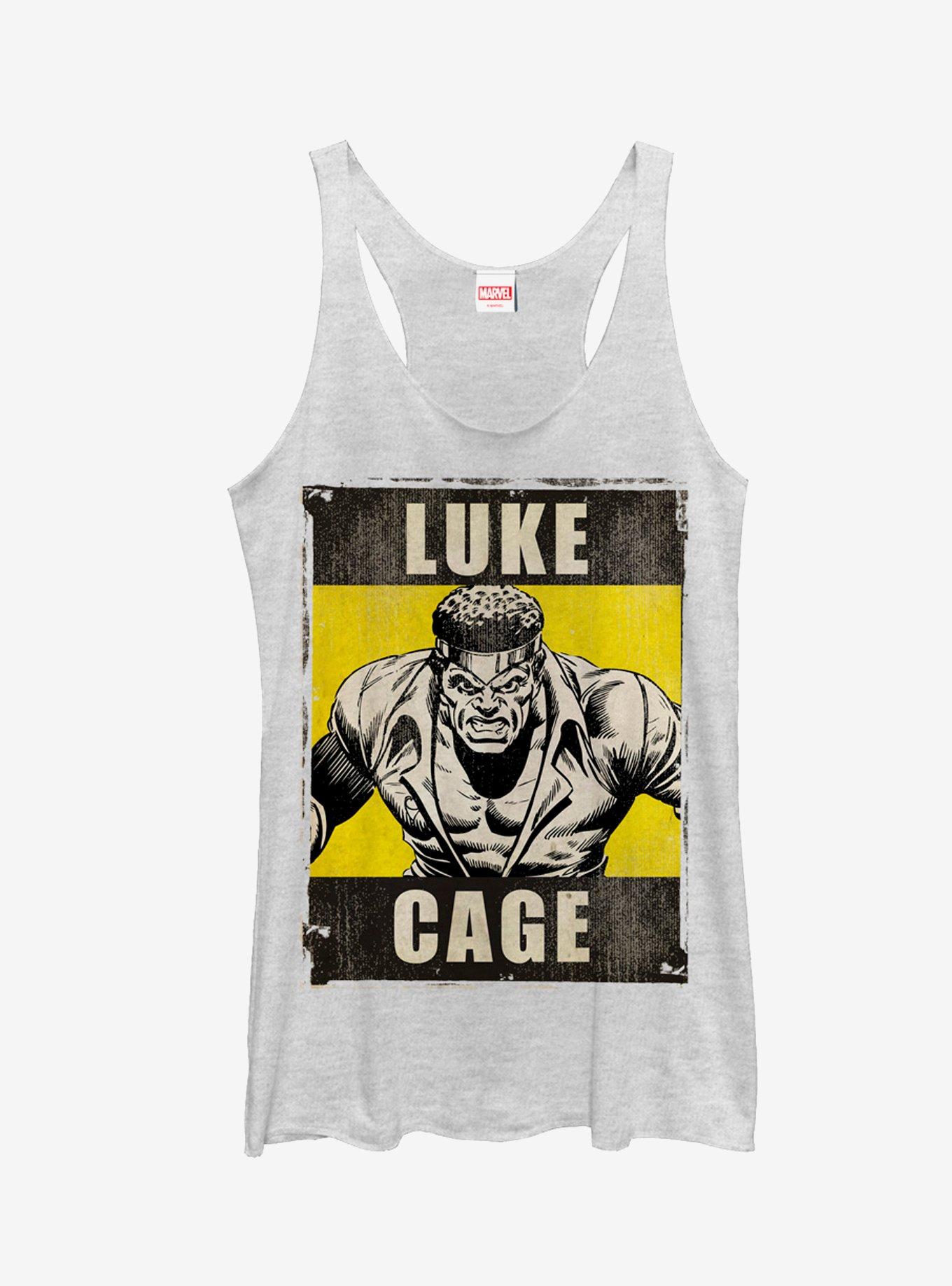 Defenders Heroes for Hire Luke Cage Girls Tanks, WHITE HTR, hi-res